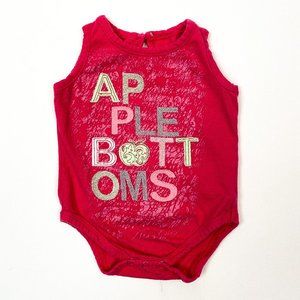 Apple Bottoms Onesie Tank top 3-6 Months